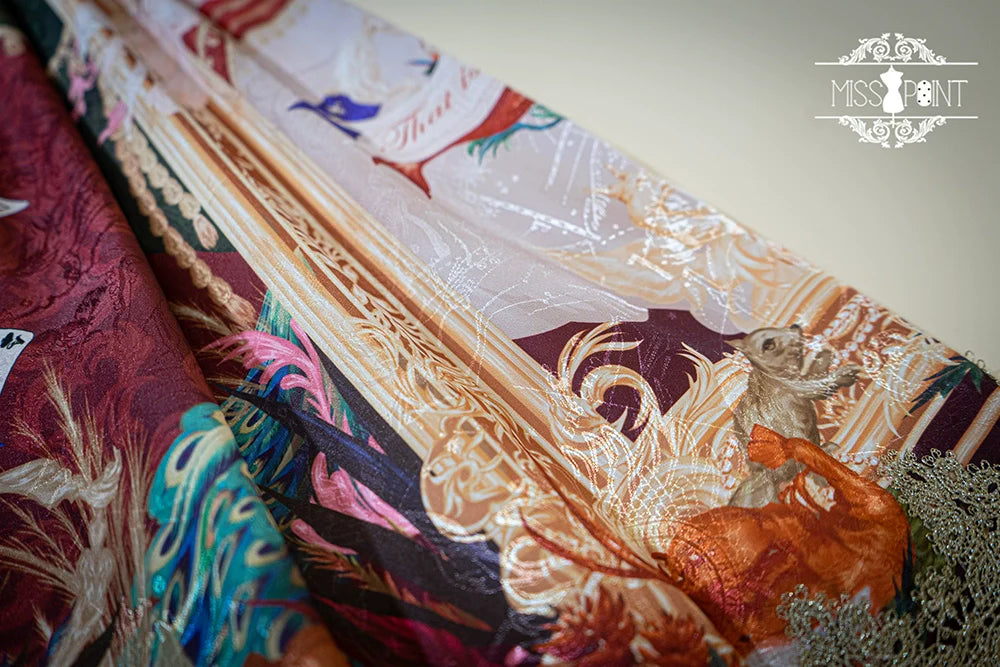 Miss Point - Kaleidoscope - Retro Lolita Dress Oil Painting Print JSK Dress Customized