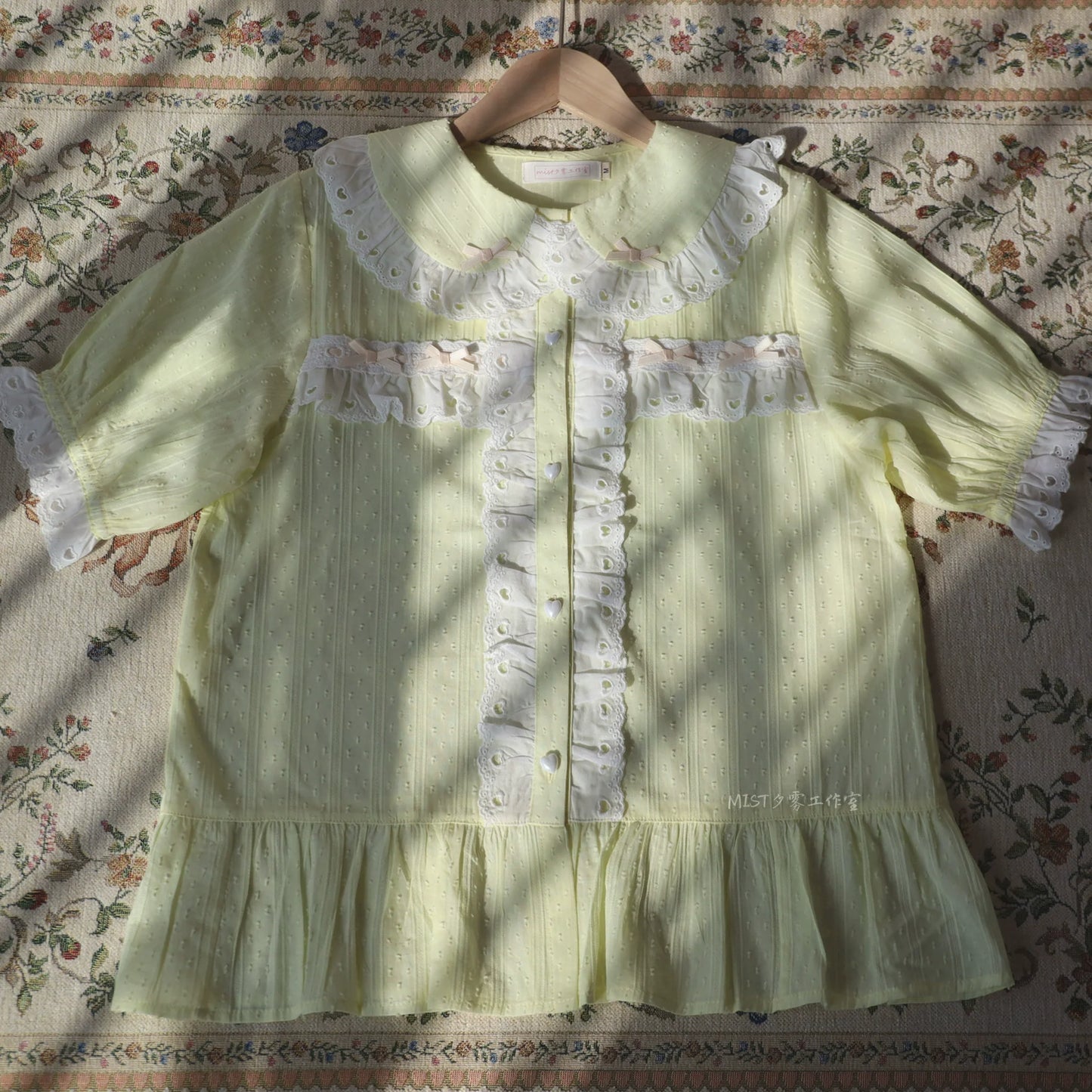 MIST - Cotton Sweet Lolita Blouse, Peter Pan Collar