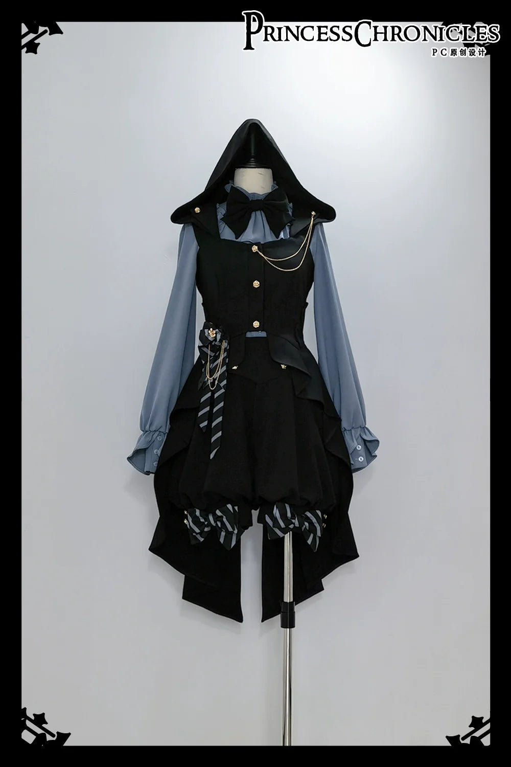 Princess Chronicles - Narrative Rule - Ouji Lolita Shorts Set, Long Vest
