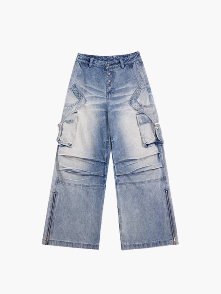 Washed loose pants【s0000009199】