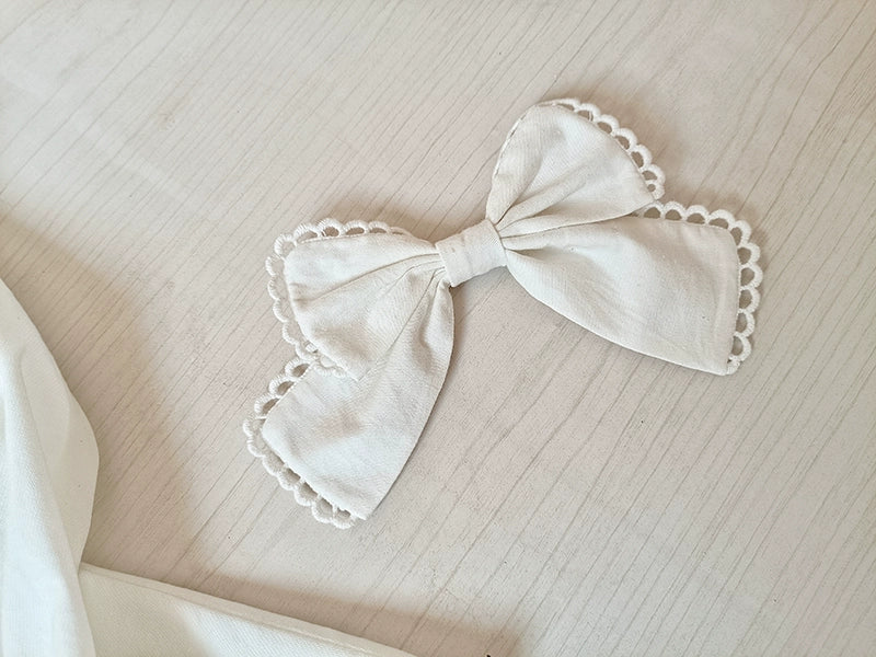 Youlan Lane - Daily Lolita Shirt lace Ruffled Blouse Round Neck