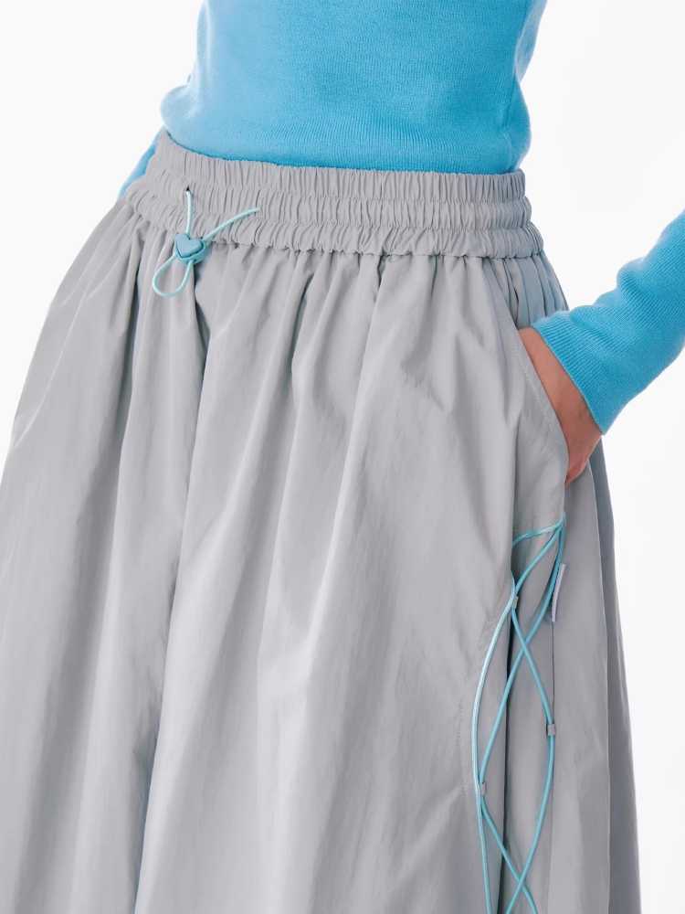 Retro high waist long skirt【s0000010163】