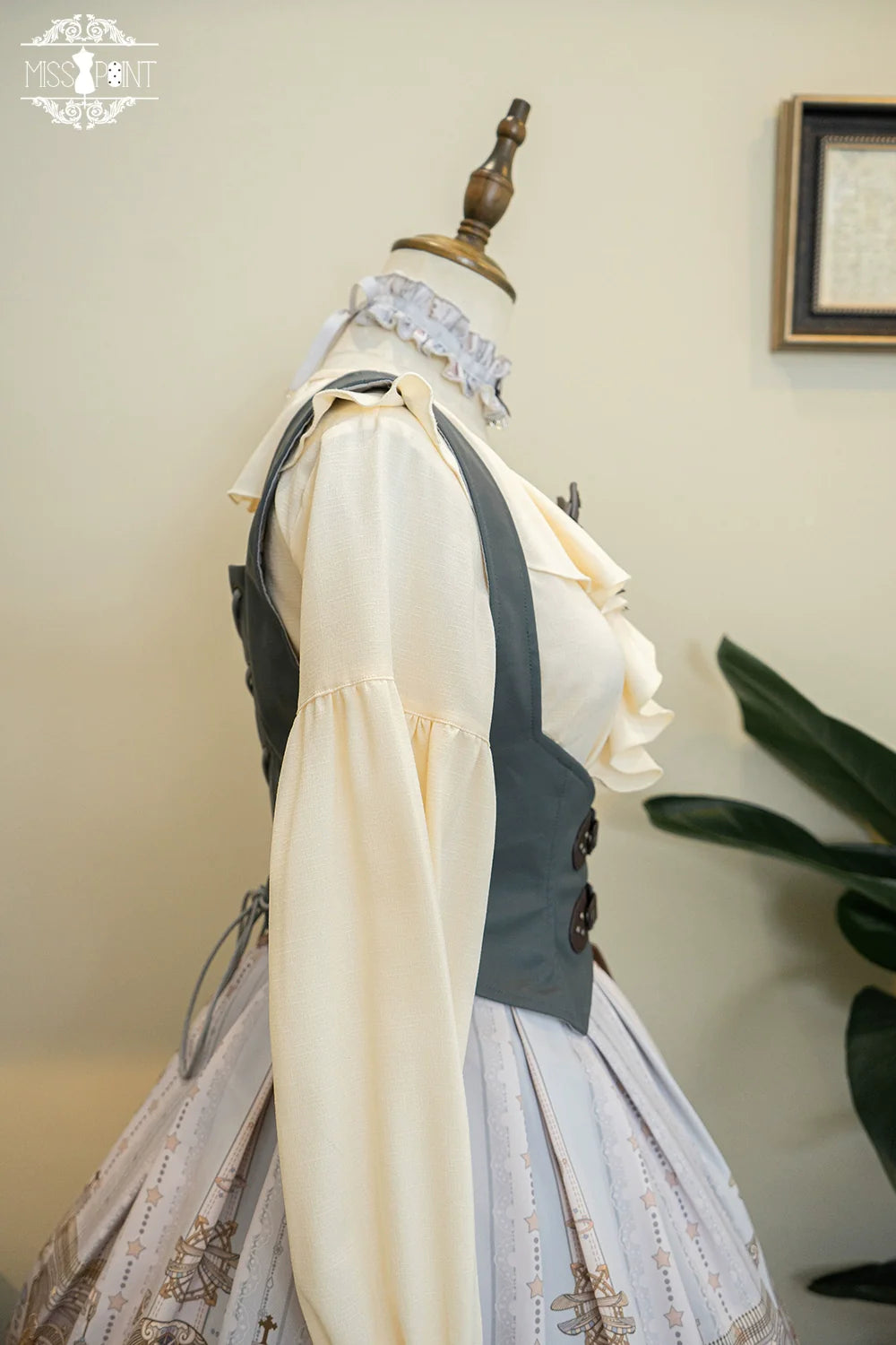 Miss Point - Demon Hunter's Diary - Gothic Lolita PU Leather Vest