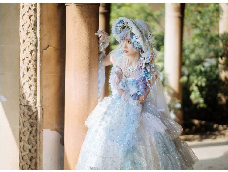 Cat Fairy - Cherry Blossom Girl - Gorgeous Lolita JSK Dress Tea Party Dress