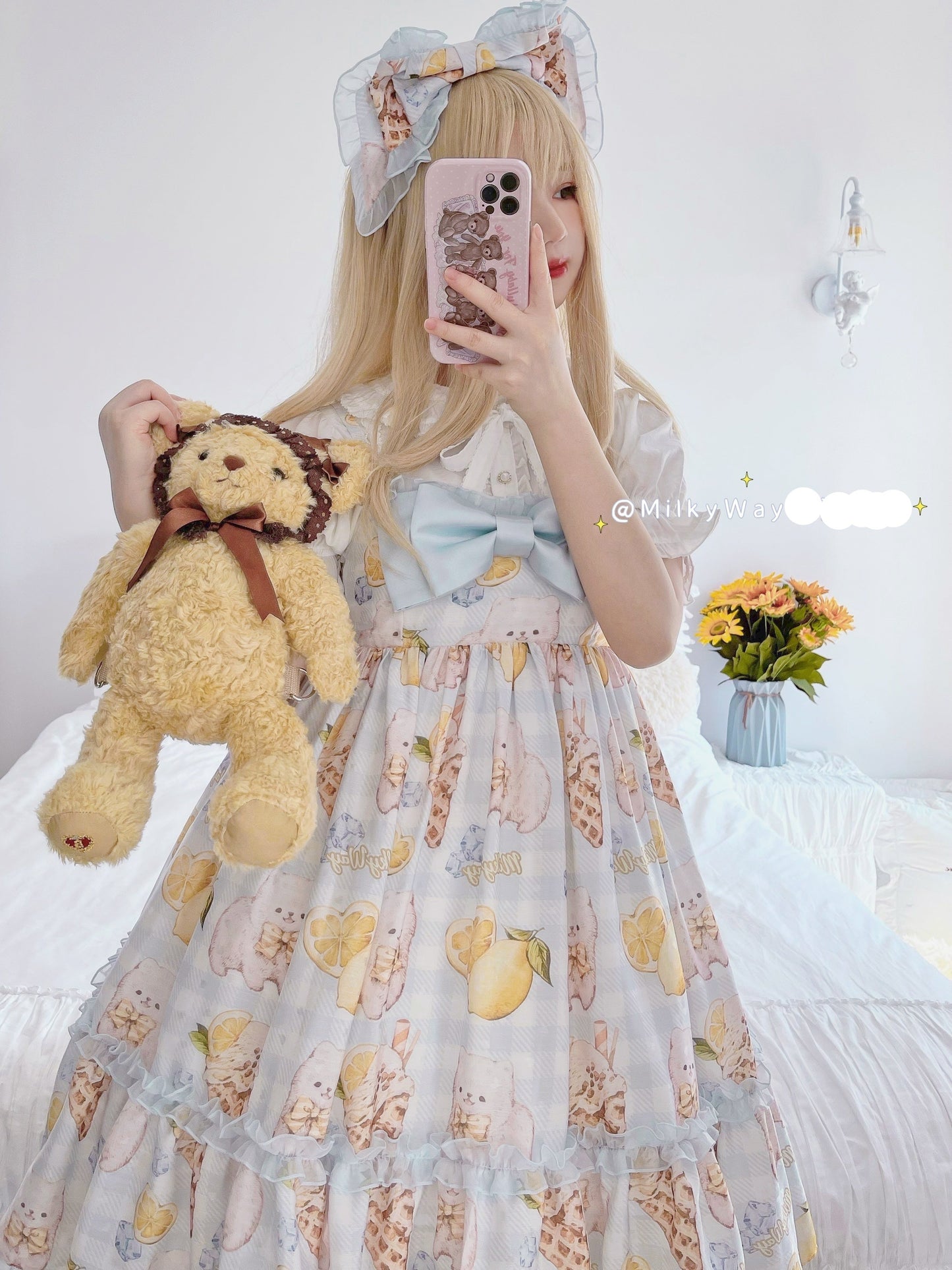 Milky Way - Lemon Puppy Lolita JSK Dress
