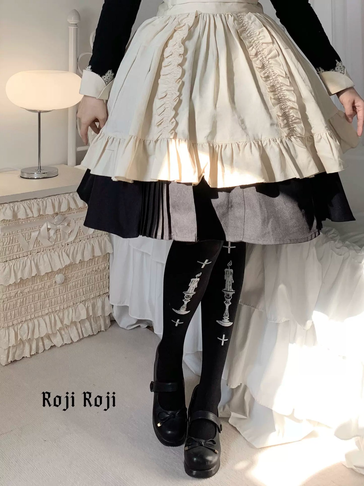 Roji roji - Gothic 80D Velvet Lolita Tights