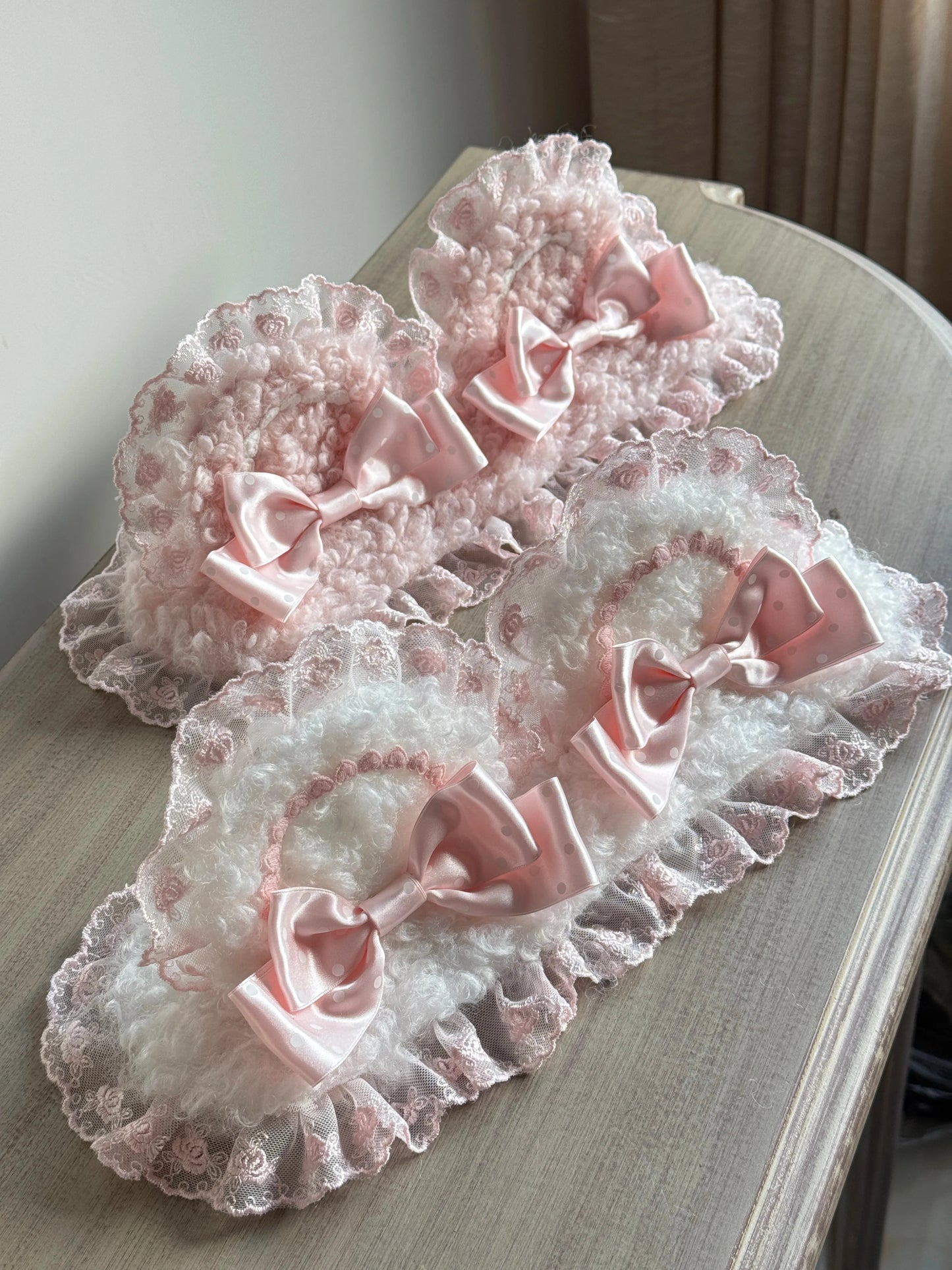 MAID - Sweet Lolita Handmade Lace Headband, Bear Ear Design