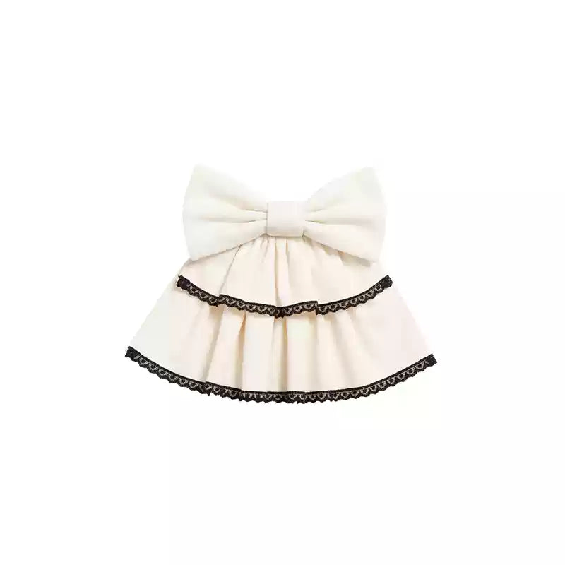 With PUJI - Rabbit&Alice - Sweet Twin Lolita OP Dress Doll Apron Dress Set