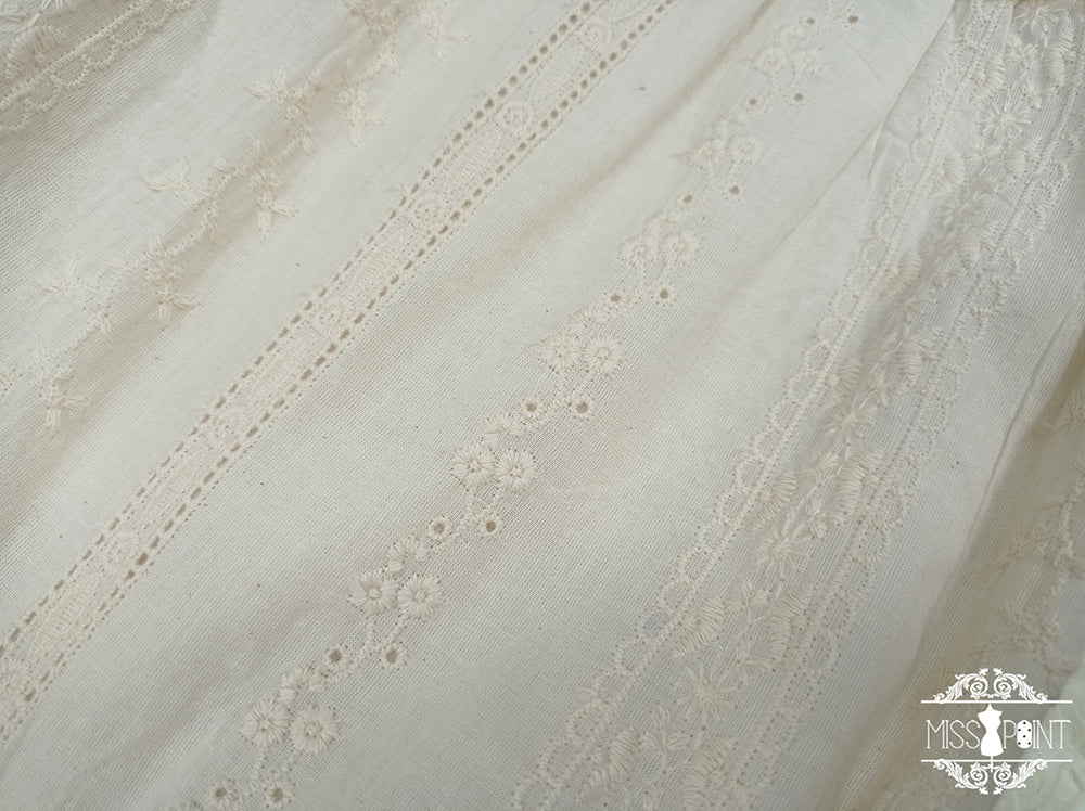 Miss Point - Rich Hymn - Lolita Bavarian Cotton Embroidered Blouse