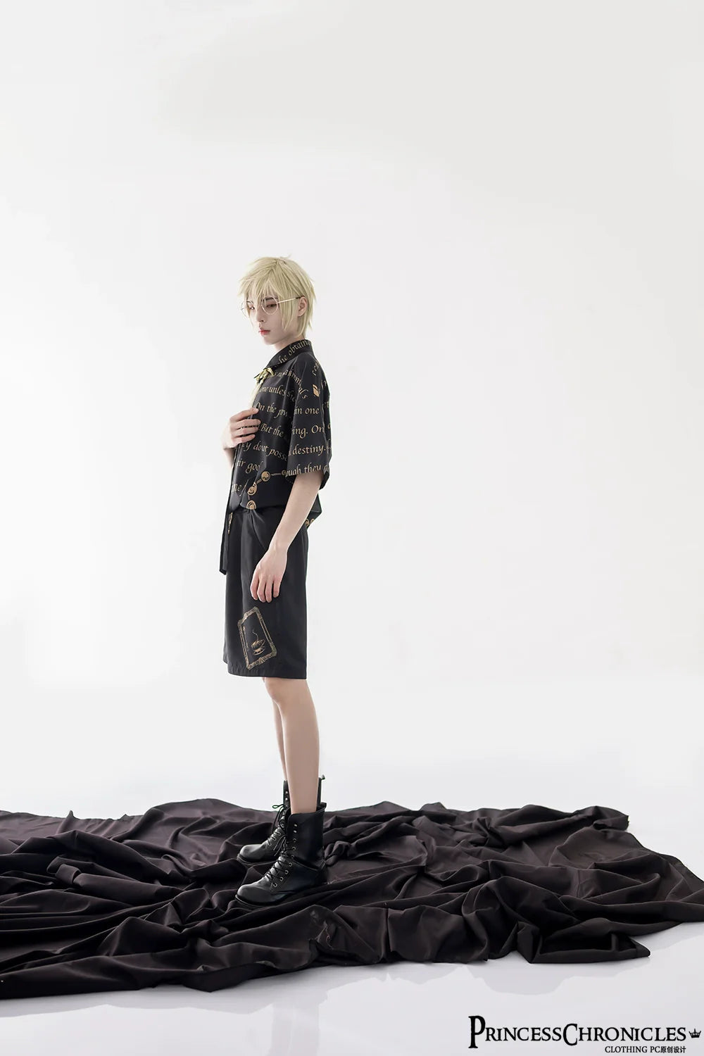 Princess Chronicles - Dark Fairy Tale - Ouji Lolita Casual Shorts Shirts