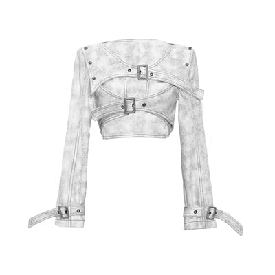 Original punk short jacket【s0000005564】