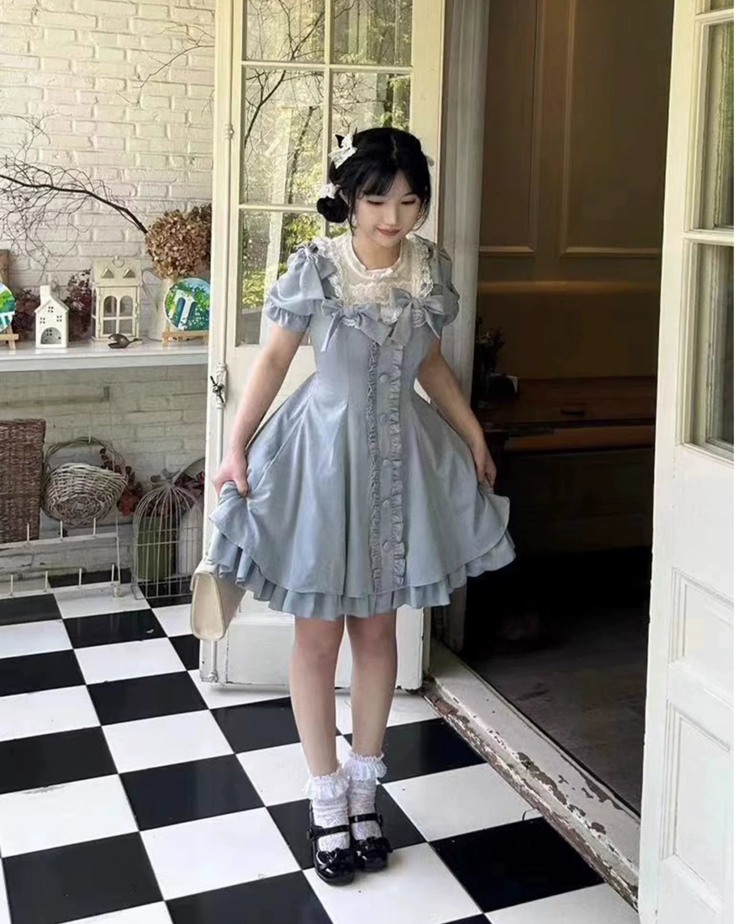 Sweet Wood - Plus Size Lolita OP Dress Summer Dress