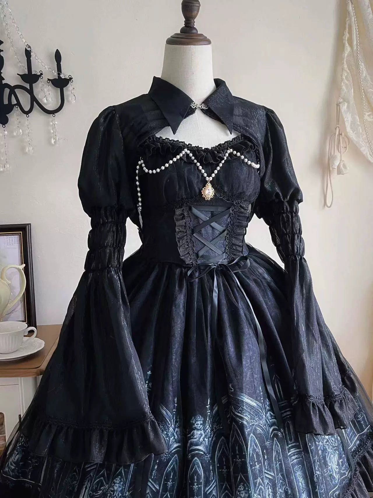 Sugar Girl - Silent Night Church - Gothic Lolita JSK Dress & Bolero
