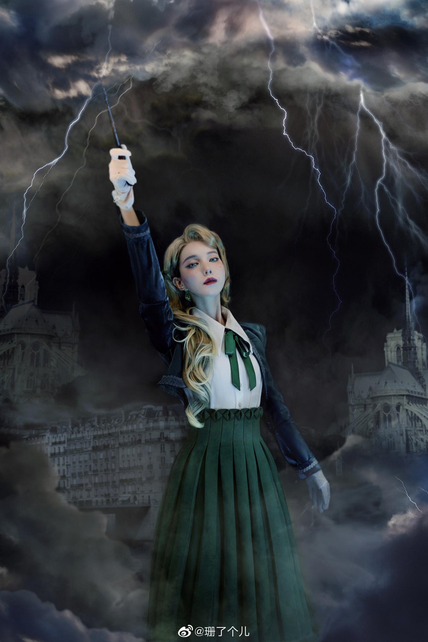 Sentaro - Warm Tea Suede - High Waist Pleated Lolita Skirt