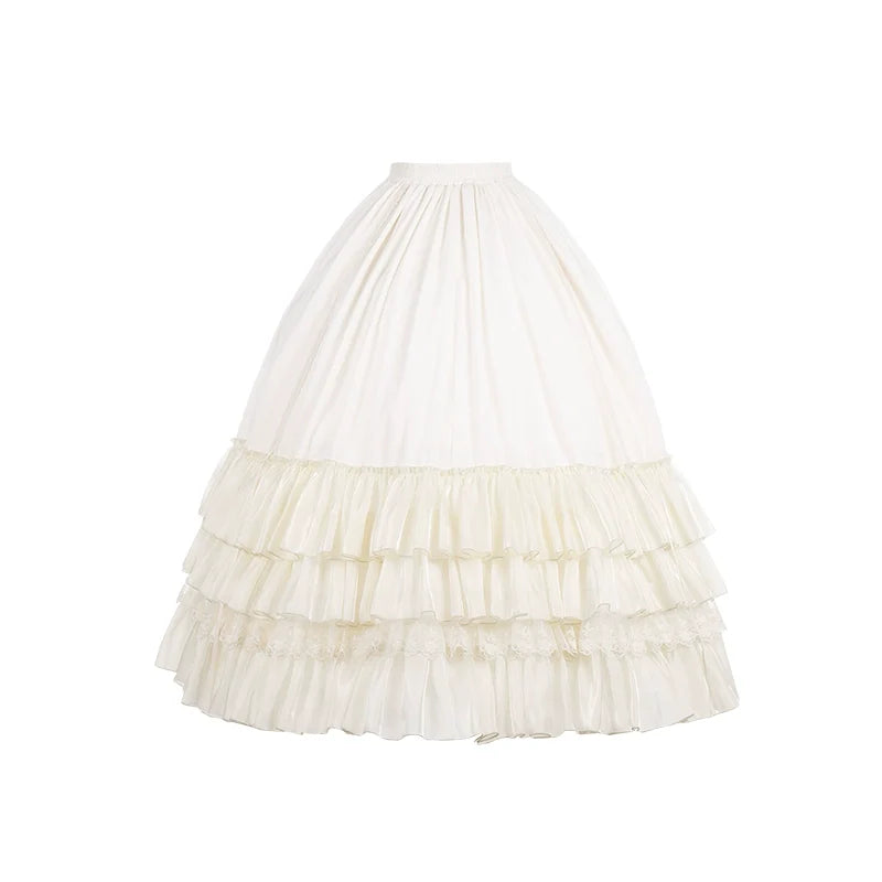 With PUJI - Nanke - Edwardian Collar Classic Lolita OP Dress Outfit