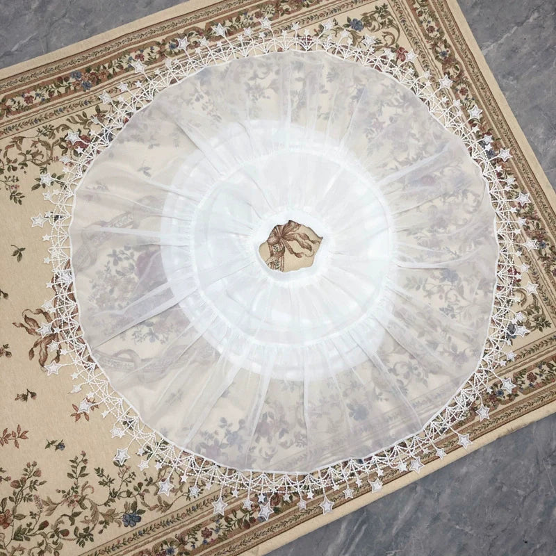 Sugar Girl - Adjustable Lolita Fishbone Violent Petticoat With Star Hem