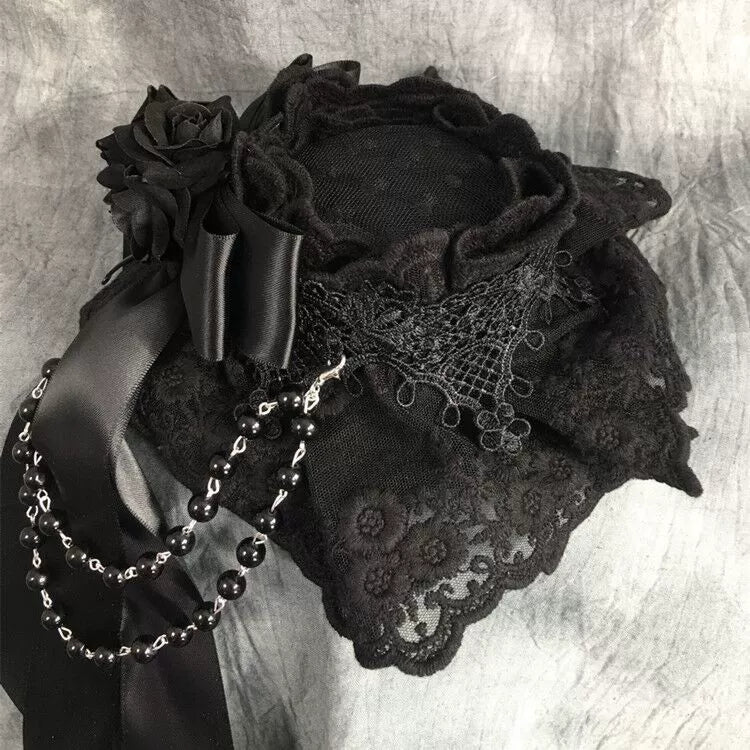 Day Dream - Gothic Lolita Top Hat Lolita Tea Party Halloween Hair Accessory
