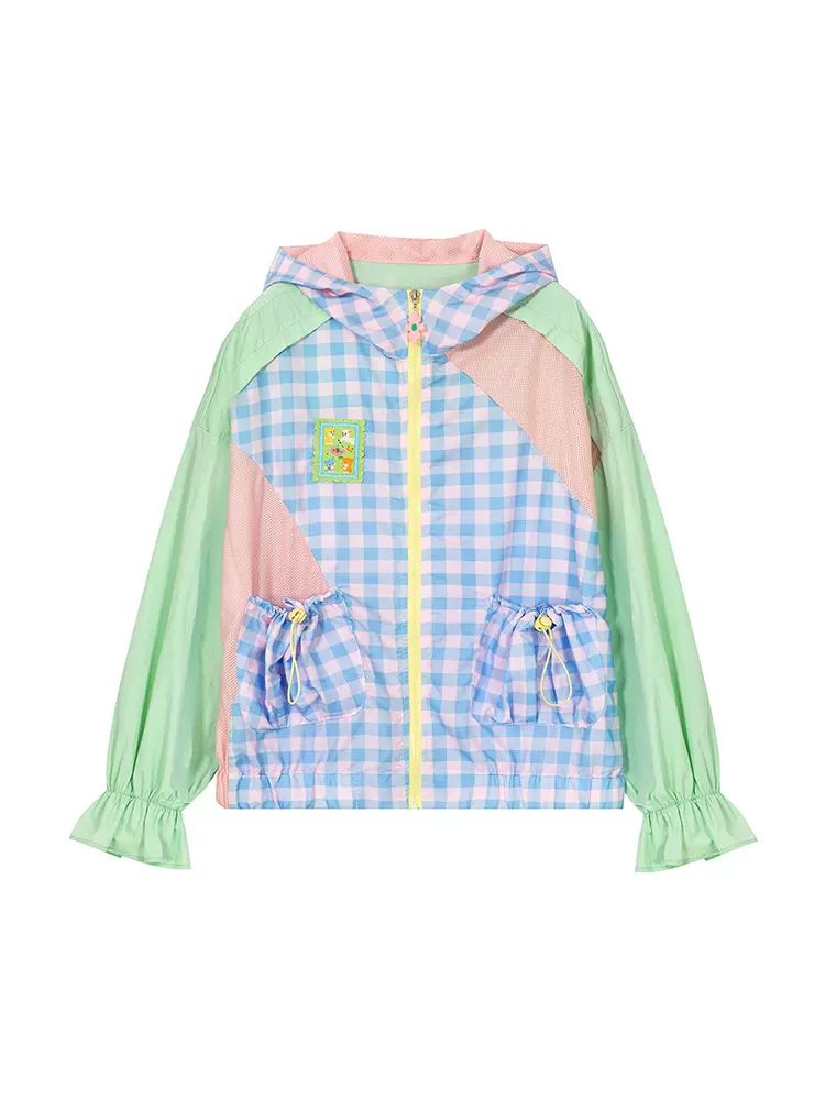 Plaid hooded jacket【s0000009056】