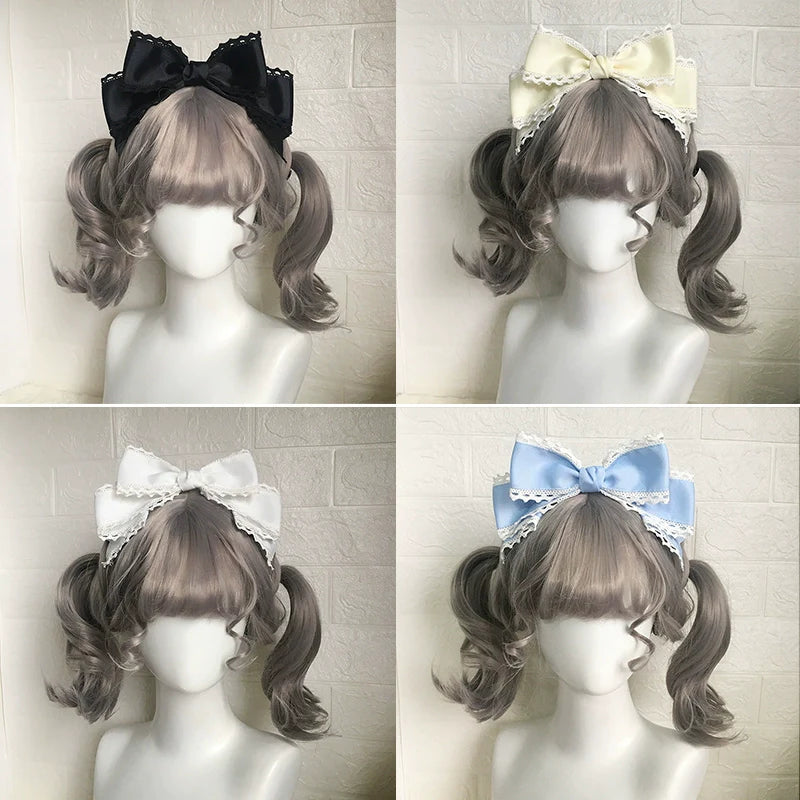 Qingyi Handmade - Sweet Lolita KC Multicolor Bow Lolita Headwear