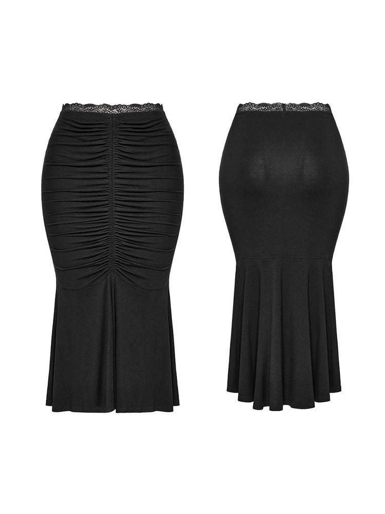 High waist slim fit skirt【s0000002837】