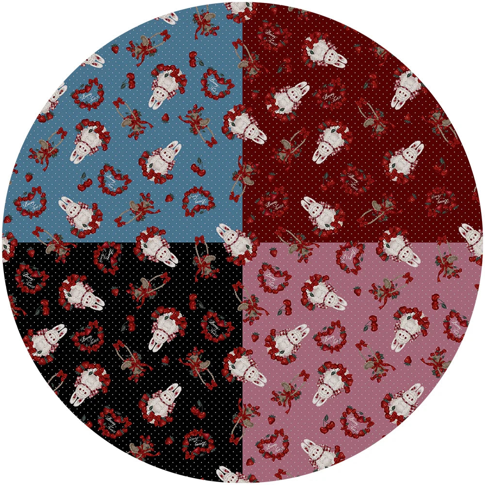 Miss Point - Forest Berry Bunny - Sweet Lolita JSK Elegant Bunny Print Dress