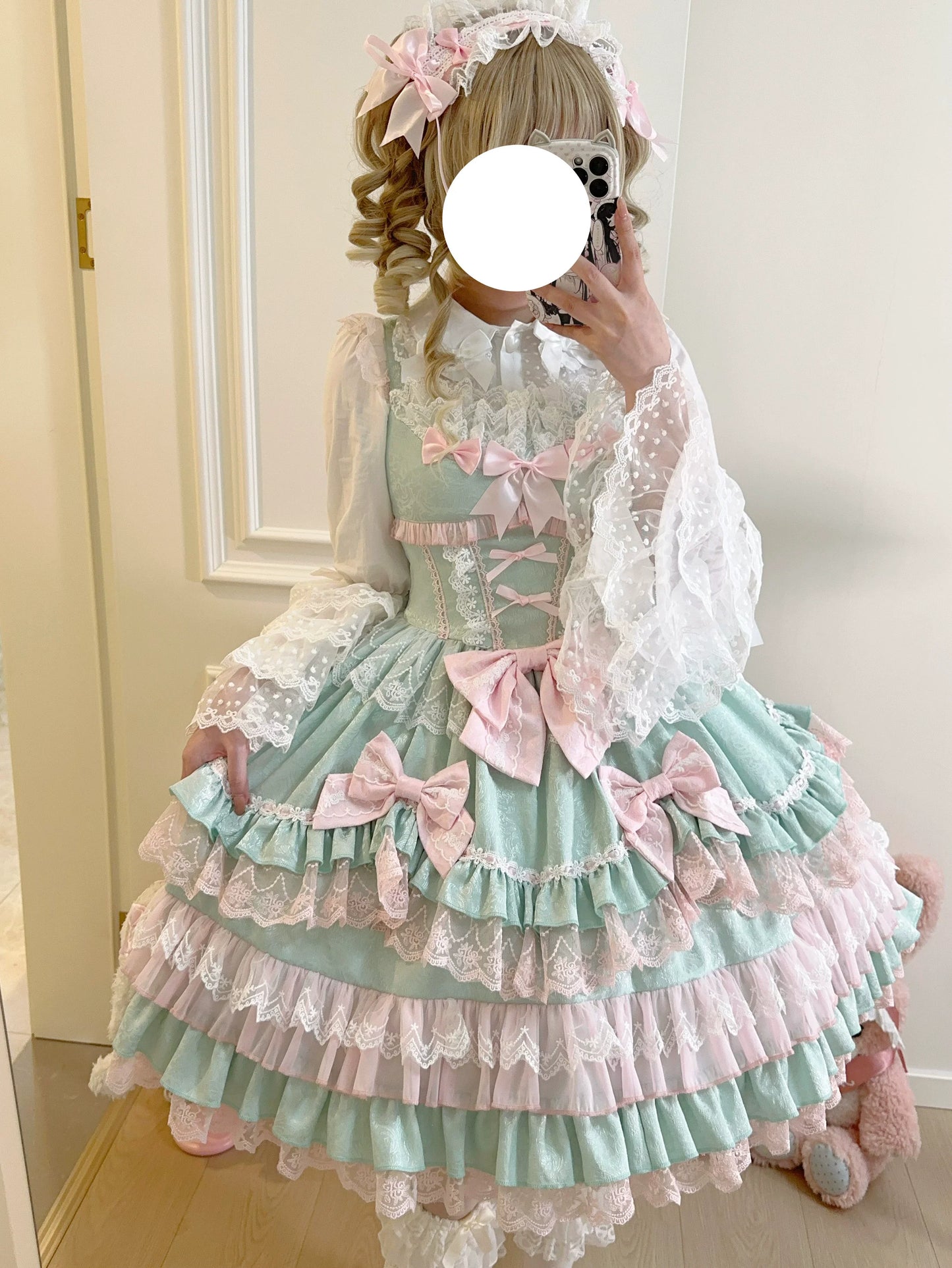 Sugar Girl - Flower Ode - Doll-like Sweet Lolita Jumper Dress
