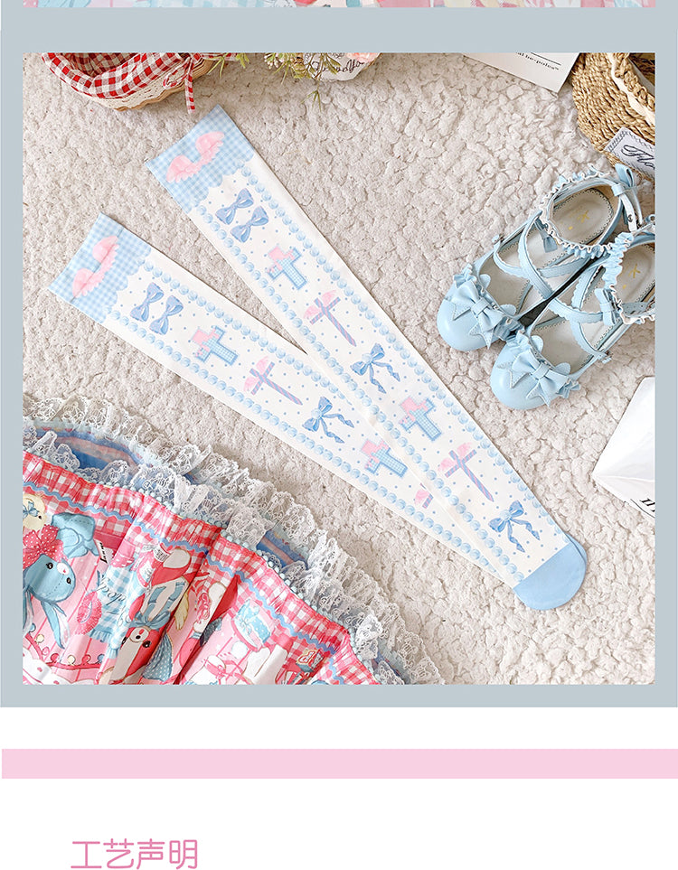 Roji roji - Sweet Bow Lolita Thigh stockings