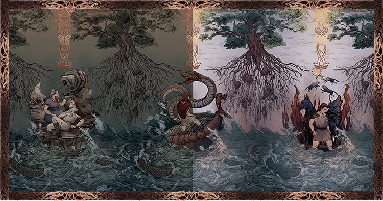 FunCcino - Ragnarok - Nordic Style Loki Lolita JSK SK Dress