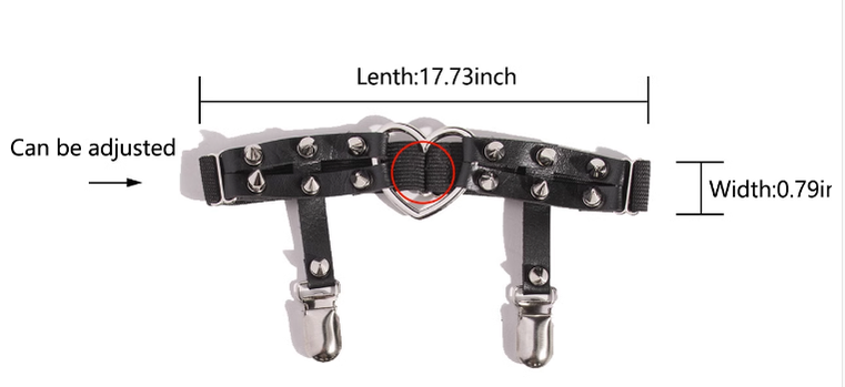 Day Dream - Punk Lolita Garters Stocking Clips Multicolors