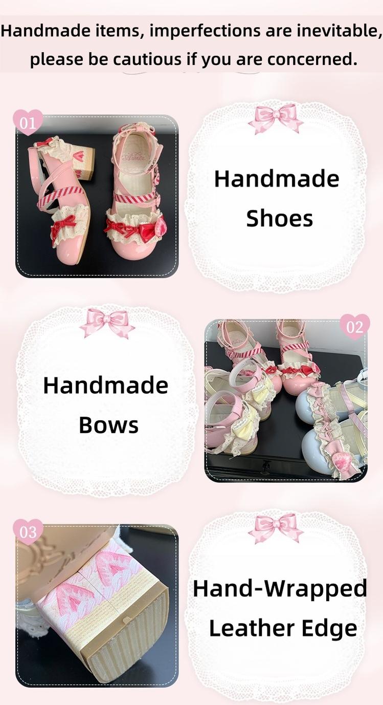 Aimee - Strawberry Limited 2.0 - Sweet Lolita Mary Jane Heel Shoes
