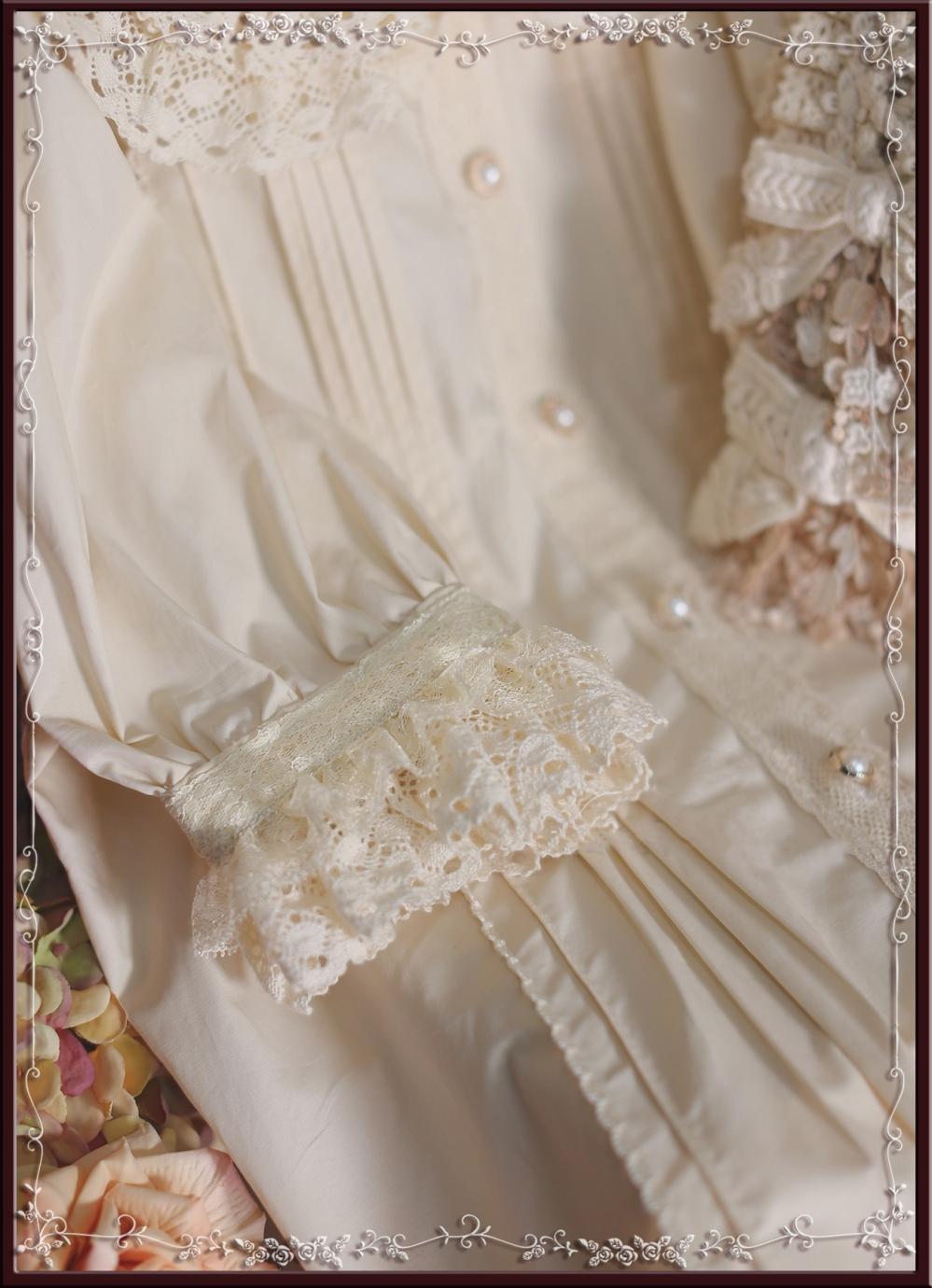 Tiny Garden - Antique Doll - Kawaii Cotton Lolita Blouse