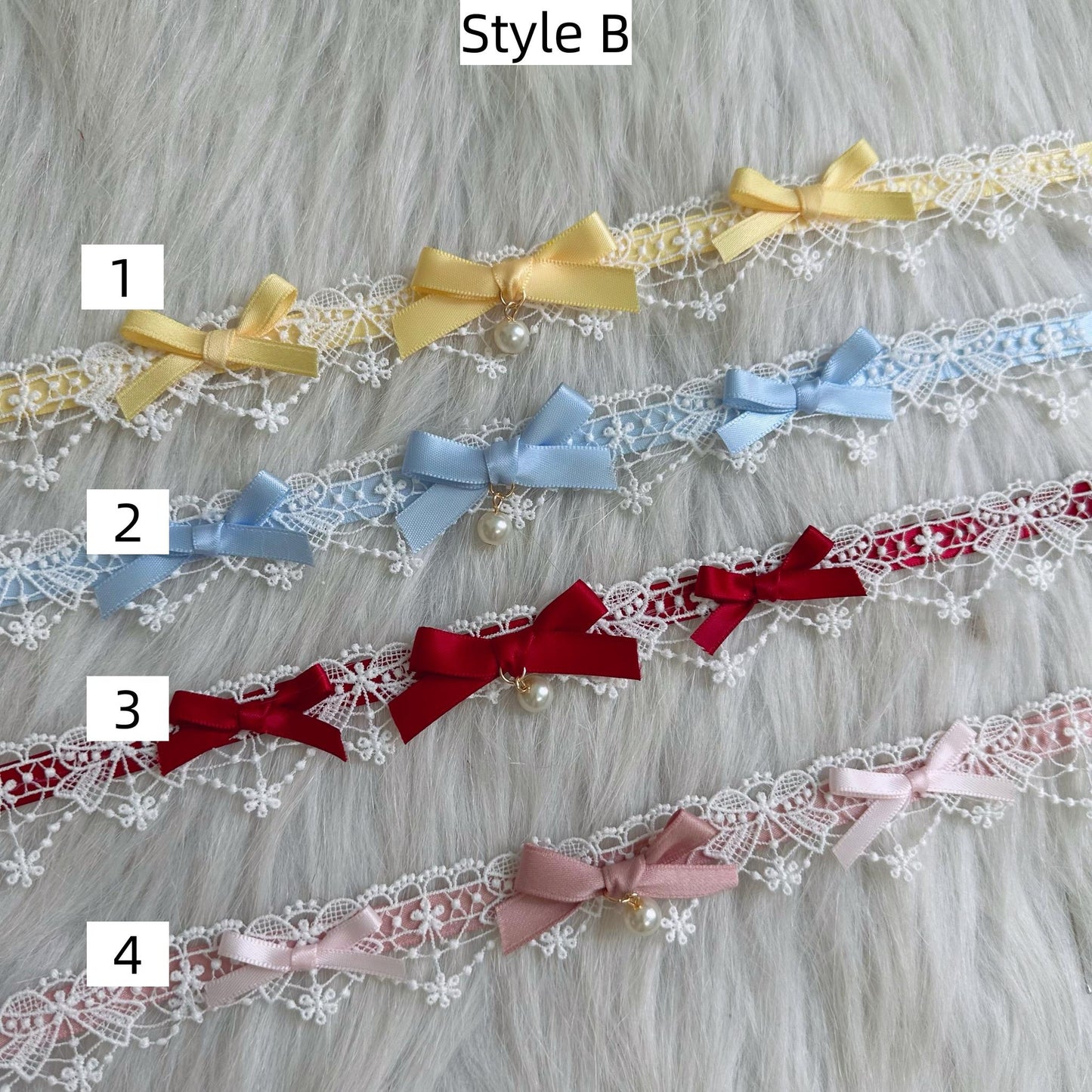 Chestnut Lolita - Sweet Lolita Headdress, Bow and Lace Decoration