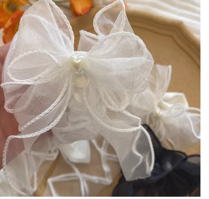 WAGUIR - Daily Lolita Gauze Bows Socks Multicolor