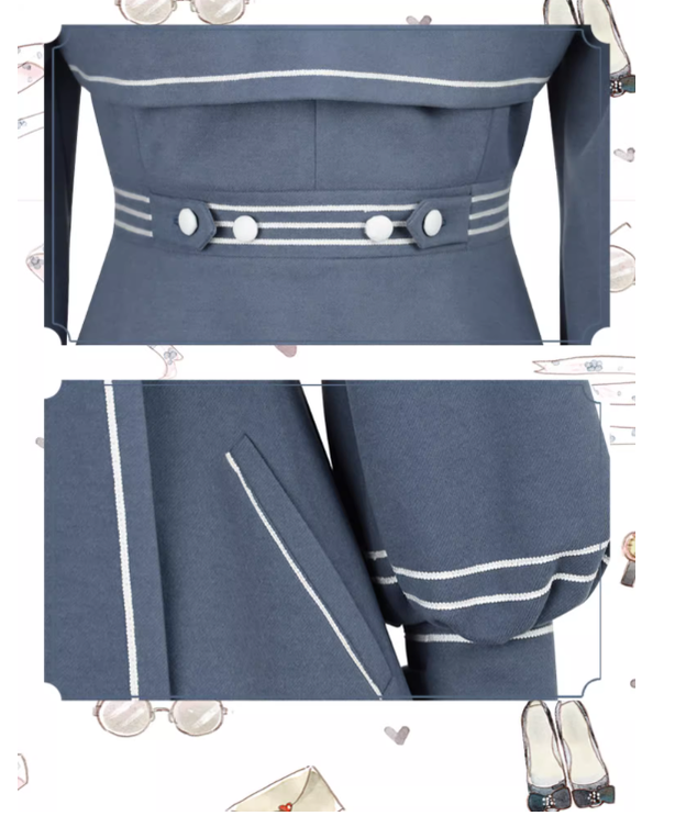 Chunlv Lolita - Book of Lies - Elegant College Style Princess JSK Set