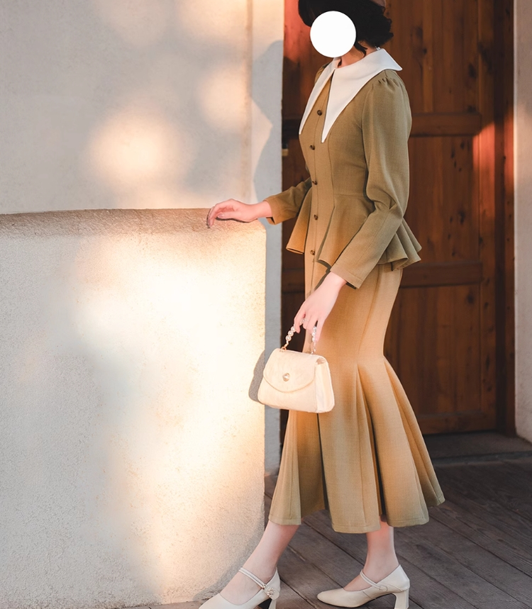 Forest Wardrobe - Breezy Forest - Classic Lolita Mermaid Dress Elegant Retro Dress