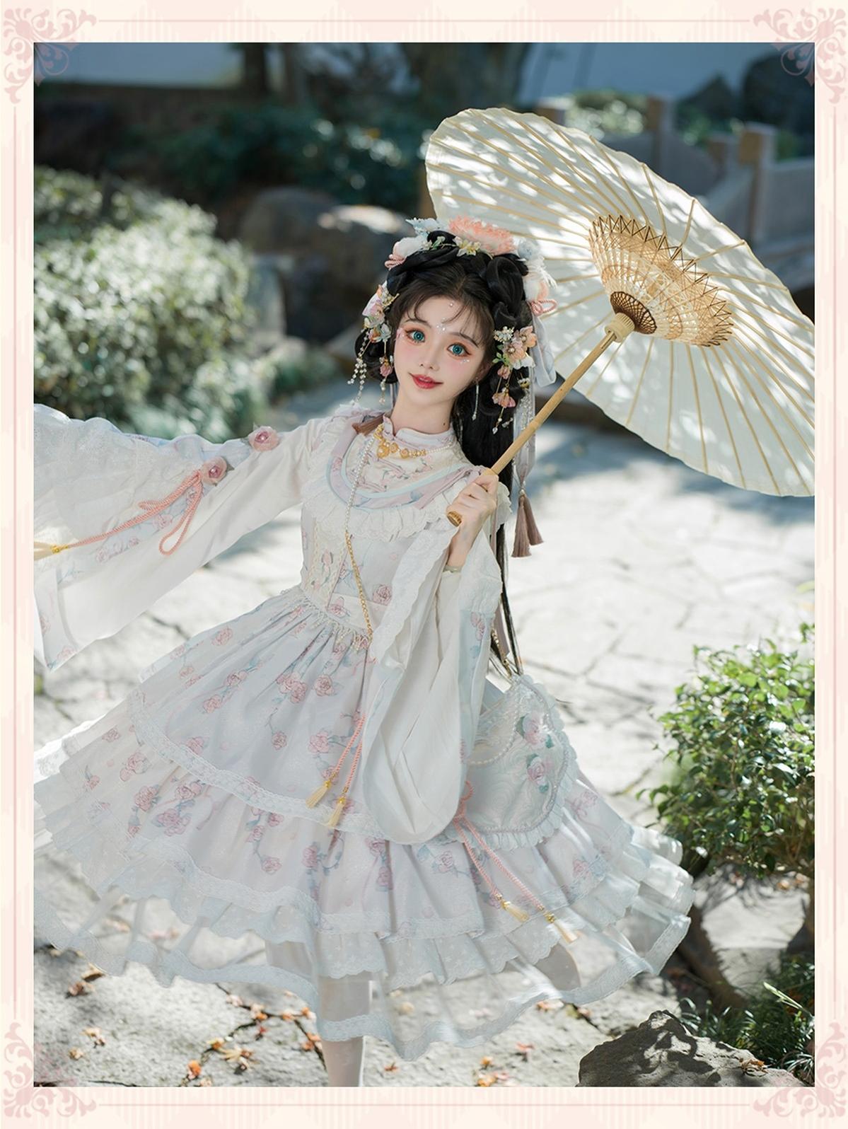Bramble Rose - Exquisite Luo Shen - Qi Lolita OP Dress Chinese Style Lolita JSK