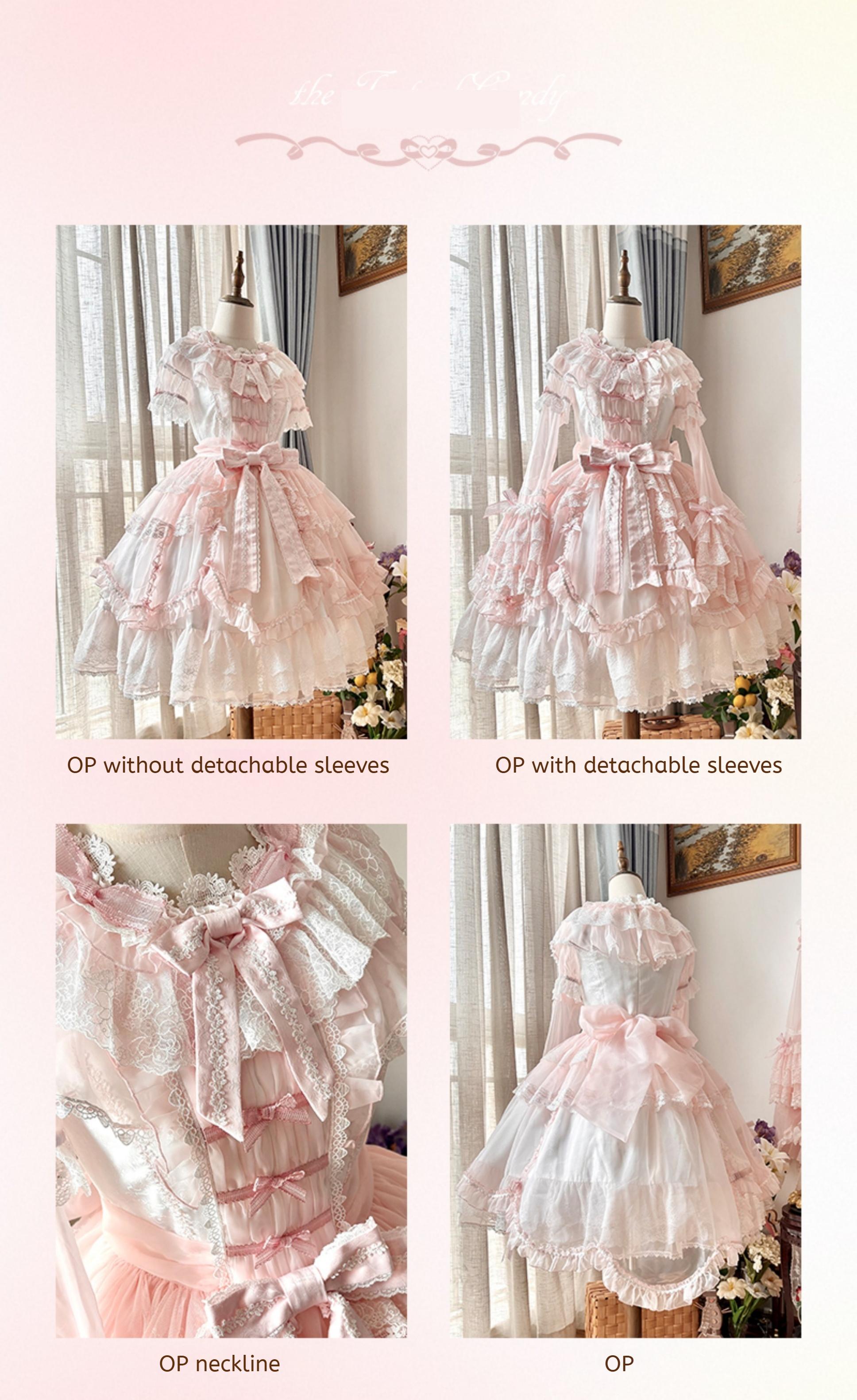 Mewroco - Candy Flavor - Gorgeous Sweet Lolita Dress, Lace & Petal Hem