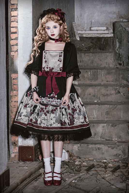 Caged Bird Hotel - Alice - Kawaii Lolita Dress OP Dress Sleepwear