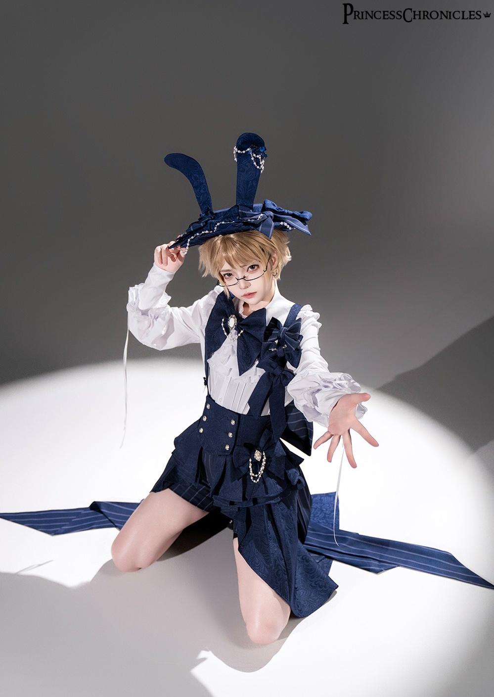 Princess Chronicles - Rabbit Theater - Ouji Lolita Suspender Waistband Shorts Set