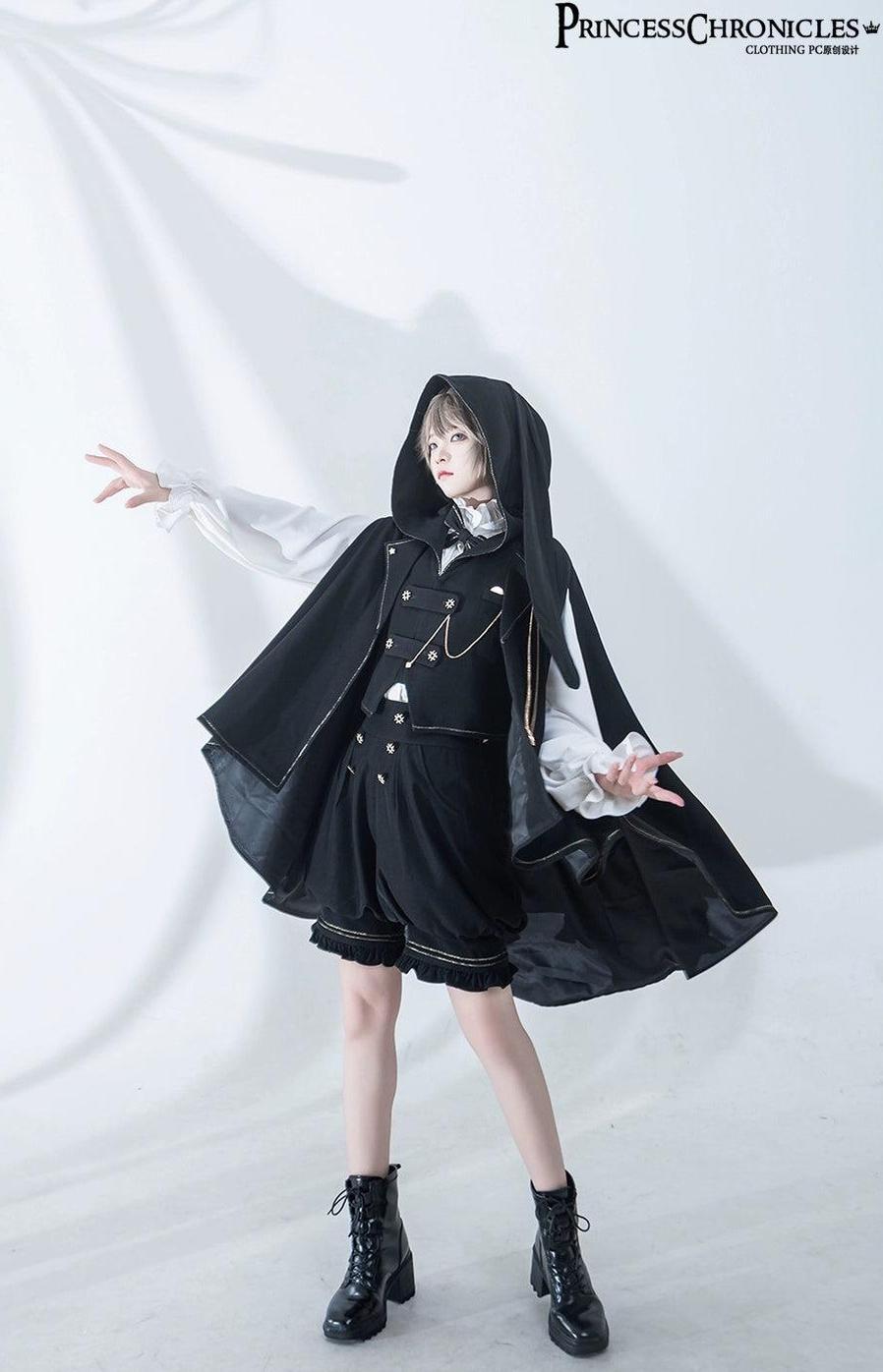 Princess Chronicles - Desperate Bunny - Ouji Lolita Vest Shorts Set