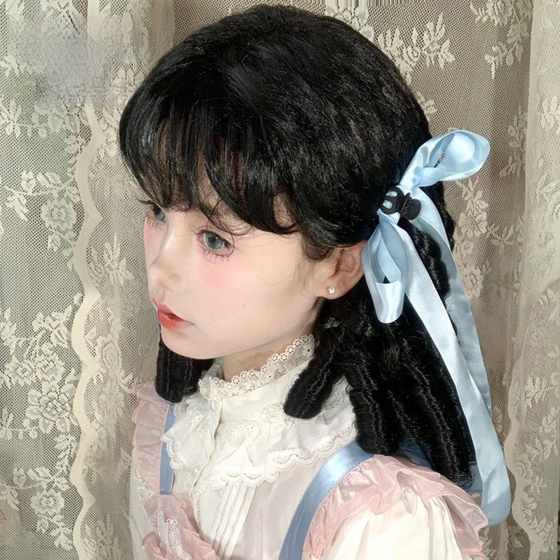 Mabuxi - 33CM Sparkling Lolita Wig Roman Curls Gorgeous Court Wig