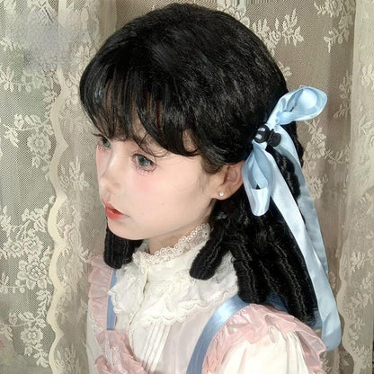 Mabuxi - 33CM Sparkling Lolita Wig Roman Curls Gorgeous Court Wig