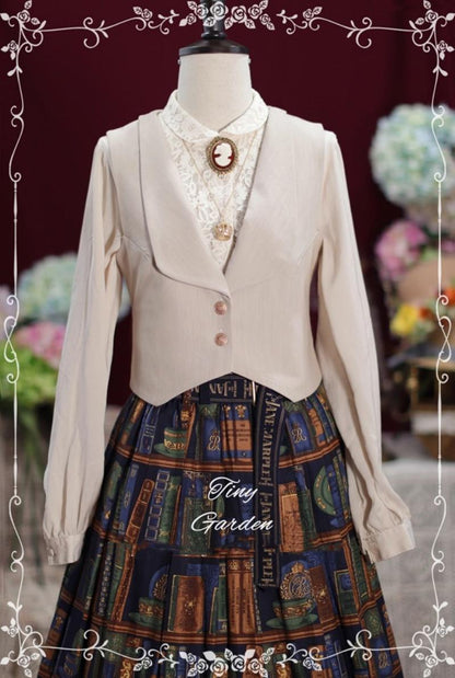 Tiny Garden - Old Love Songs - Lolita Elegant Vintage SK and Waistcoat