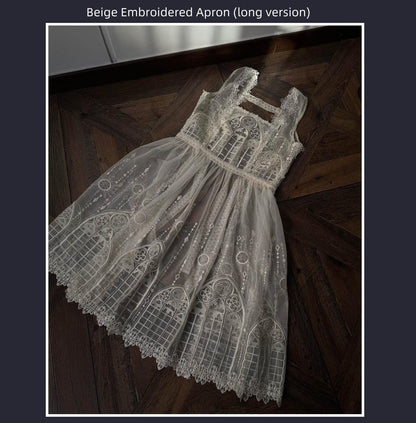 SUSIN - Night Traveler - Classic and Elegant Gothic Dress with Colorful Window Prints