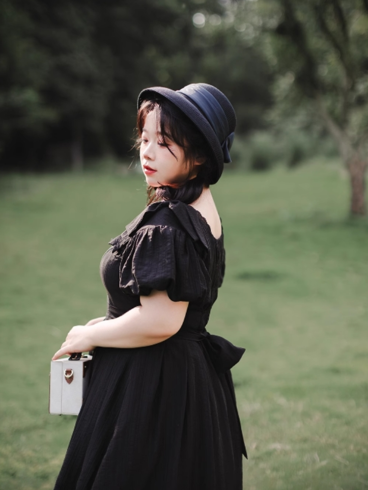 Forest Wardrobe - Forest Gallery - Country Lolita OP Dress Elegant Tencel Dress