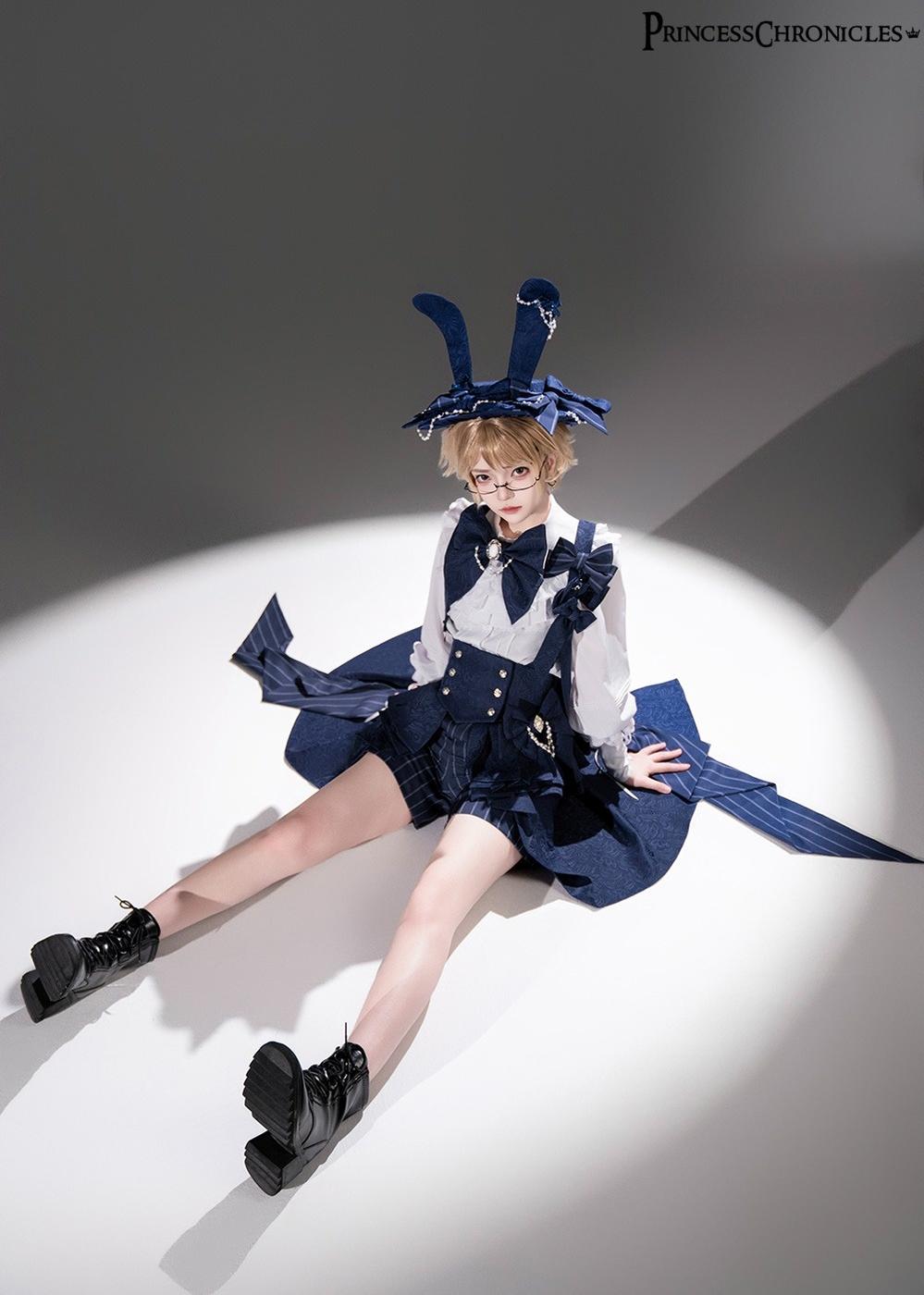 Princess Chronicles - Rabbit Theater - Ouji Lolita Suspender Waistband Shorts Set