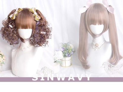 Sinwavy - Pandora's Box - Lolita Short Wig with Cute Double Ponytails