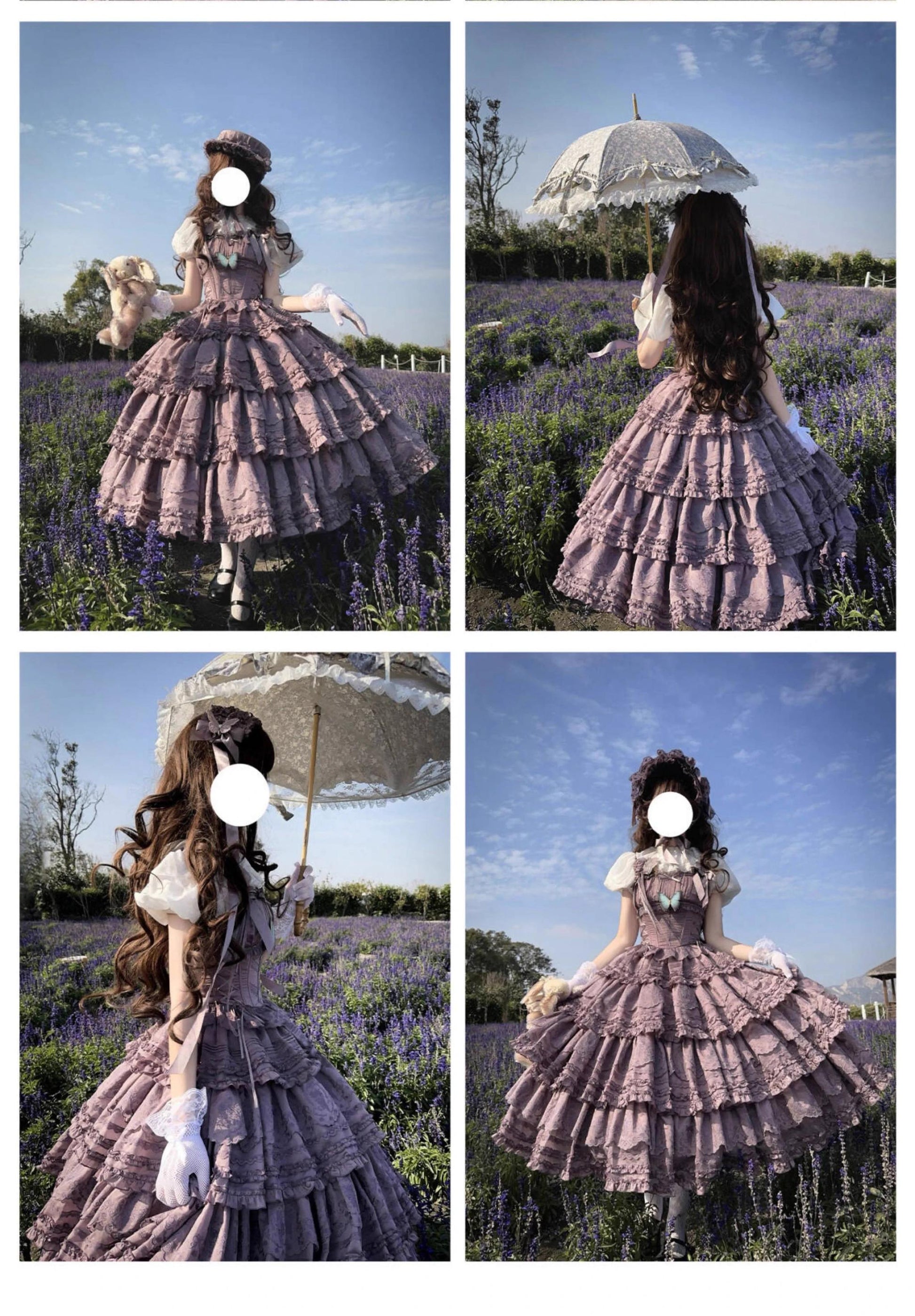 MEEKWIND - Miss Flora - Elegant Lolita Bodice Suit Tiered Skirt
