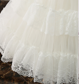 Manyiluo - Jenny Ku - Wedding Lolita Soft Yarn Boneless Violent Pannier