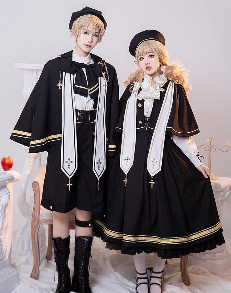 Forest Fluorescent Carps - Choir - Ouji Lolita Shorts Set Prince outfit